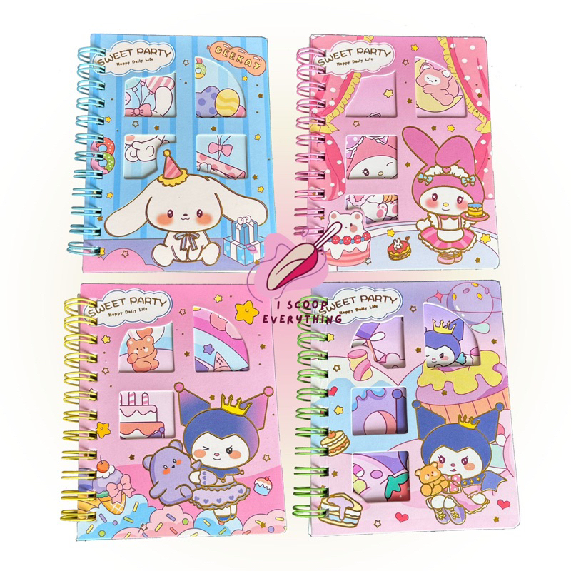 

Mini Notebook Sanrio Secret Bday