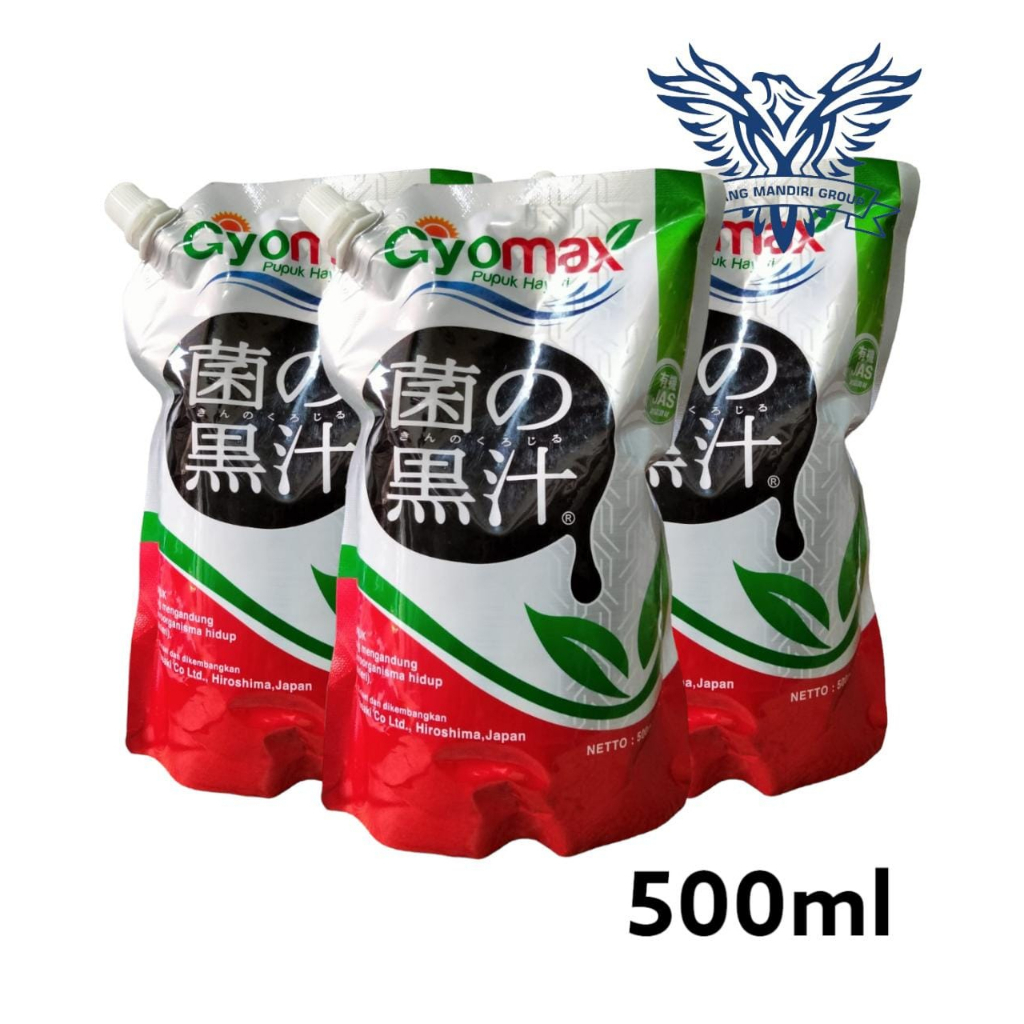 GYOMAX Sachet 500ml pupuk hayati jepang Agromax Alami Sukses