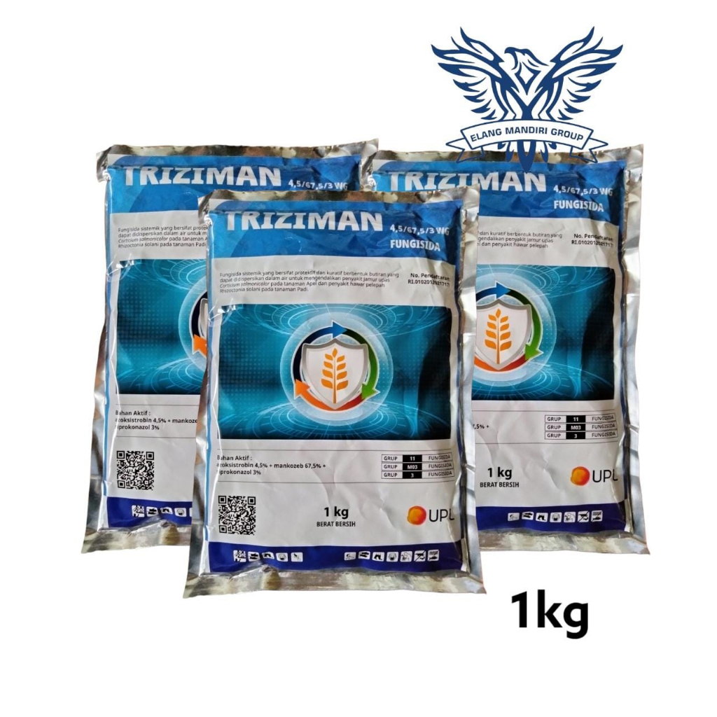 TRIZIMAN 4,5/67,5/3 WG 1Kg Insektisida azoksistrobin 4,5% mankozeb 67,5% siprokonazol 3% Excel meg Indo