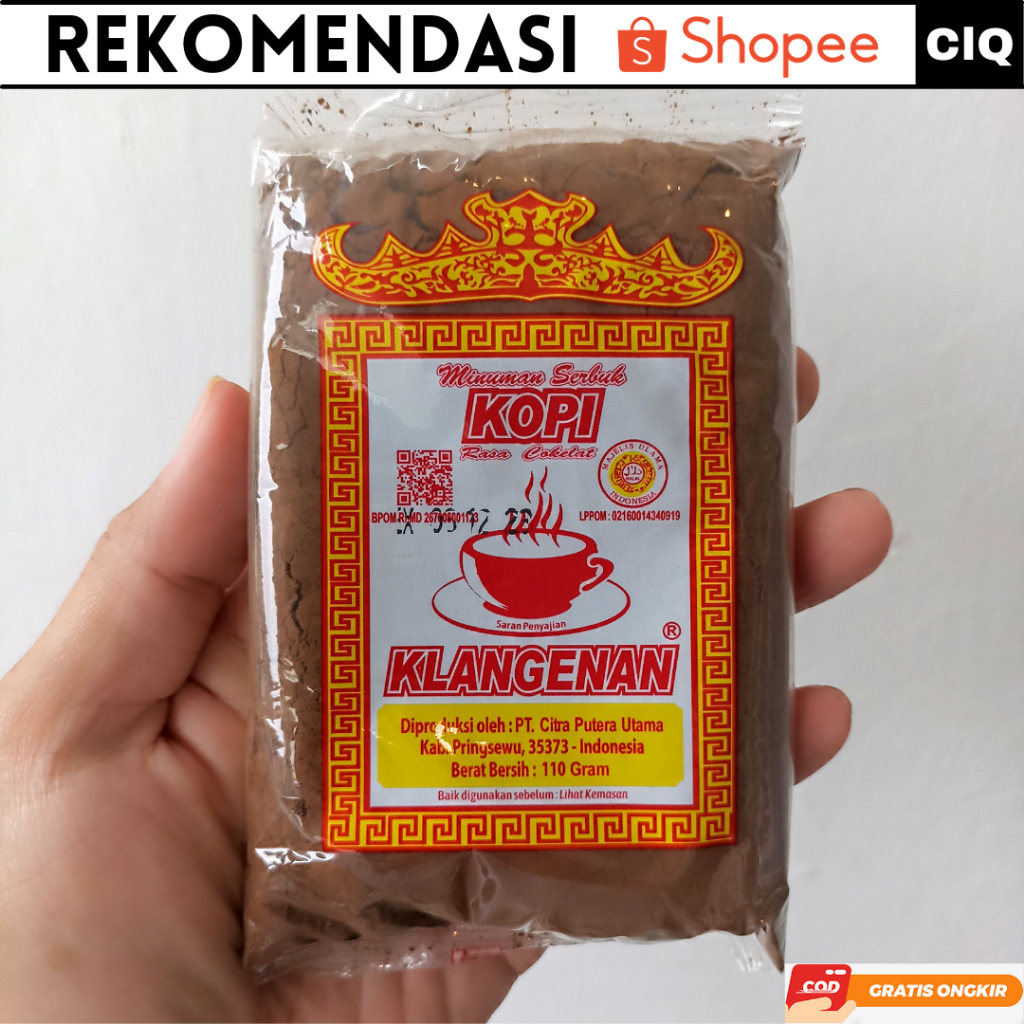 Kopi Klangenan Asli Lampung - Kopi Robusta Pringsewu Lampung Murah 110 gr