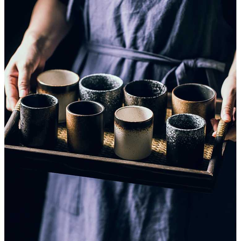 Gelas Cangkir Teh Keramik Aesthetic Japanese Style Ceramic Teacup 140 ml