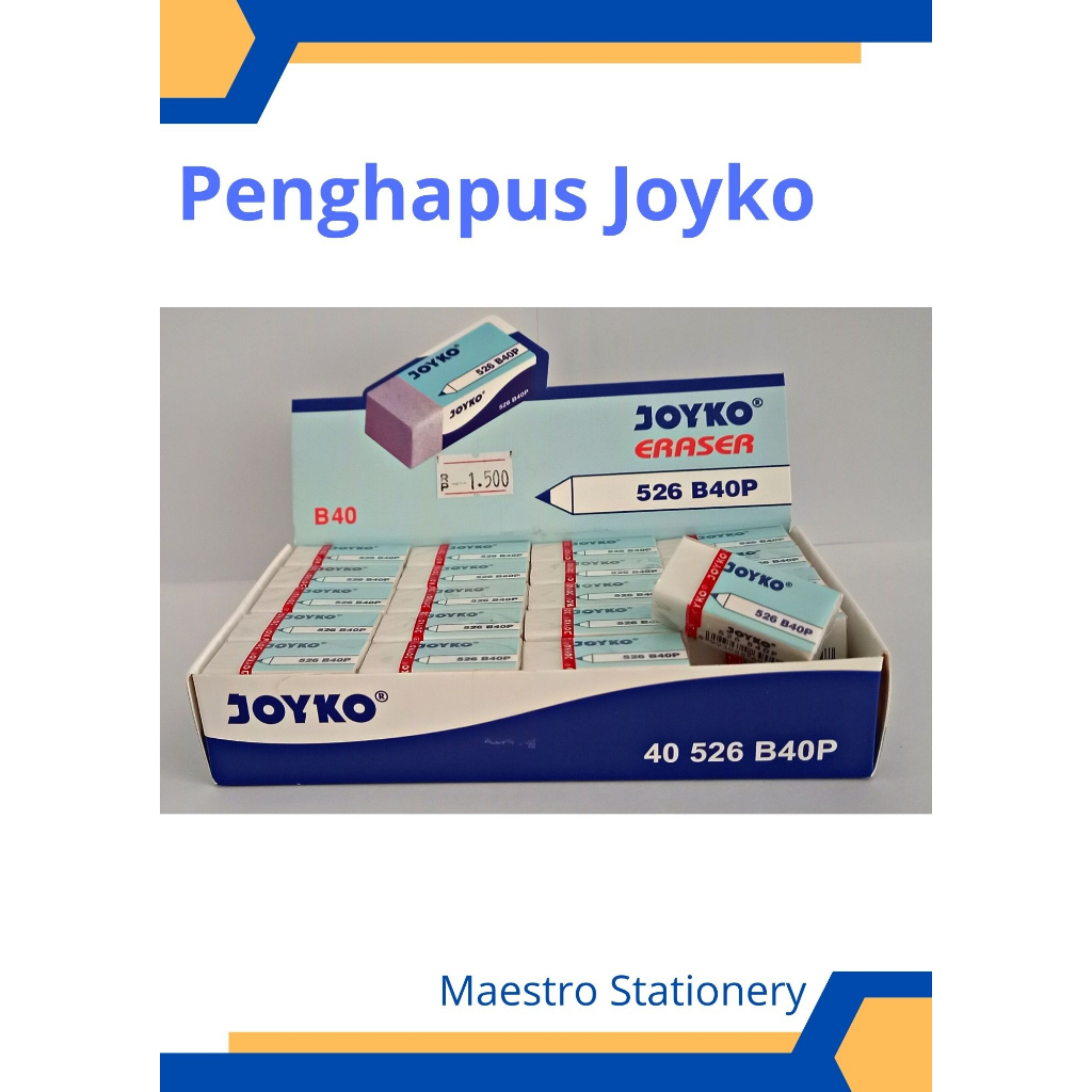 

Penghapus Joyko Putih / Penghapus Joyko Hitam / Eraser