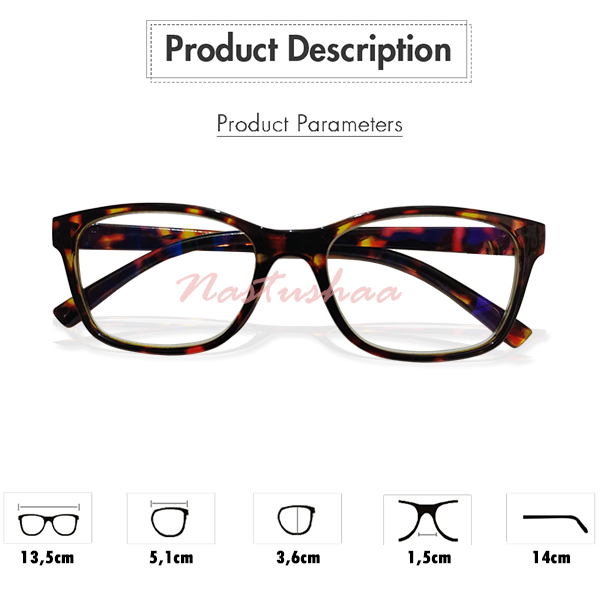 Kacamata Baca Plus (+) Antisinar Biru Leopard Ukuran +1.00 s/d +3.000 Terbaru Kacamata Presbiopia Bingkai Coklat Kacamata Plus untuk Wanita Pria Kacamata Cahaya Biru Kaca mata Anti Radiasi Komputer Hp Reading Glasses