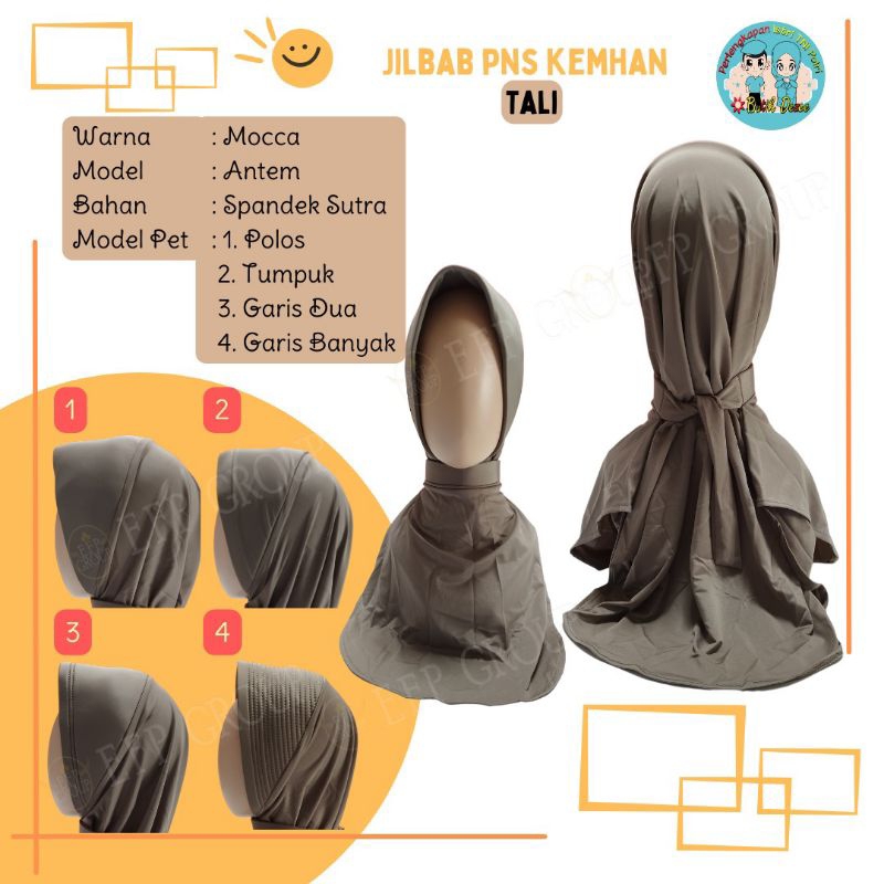 JILBAB PNS KEMHAN/ POLRI BELAKANG TALI