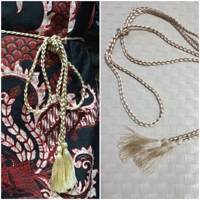 IKAT PINGGANG Kepang Tali Tassel/tali +-160 cm