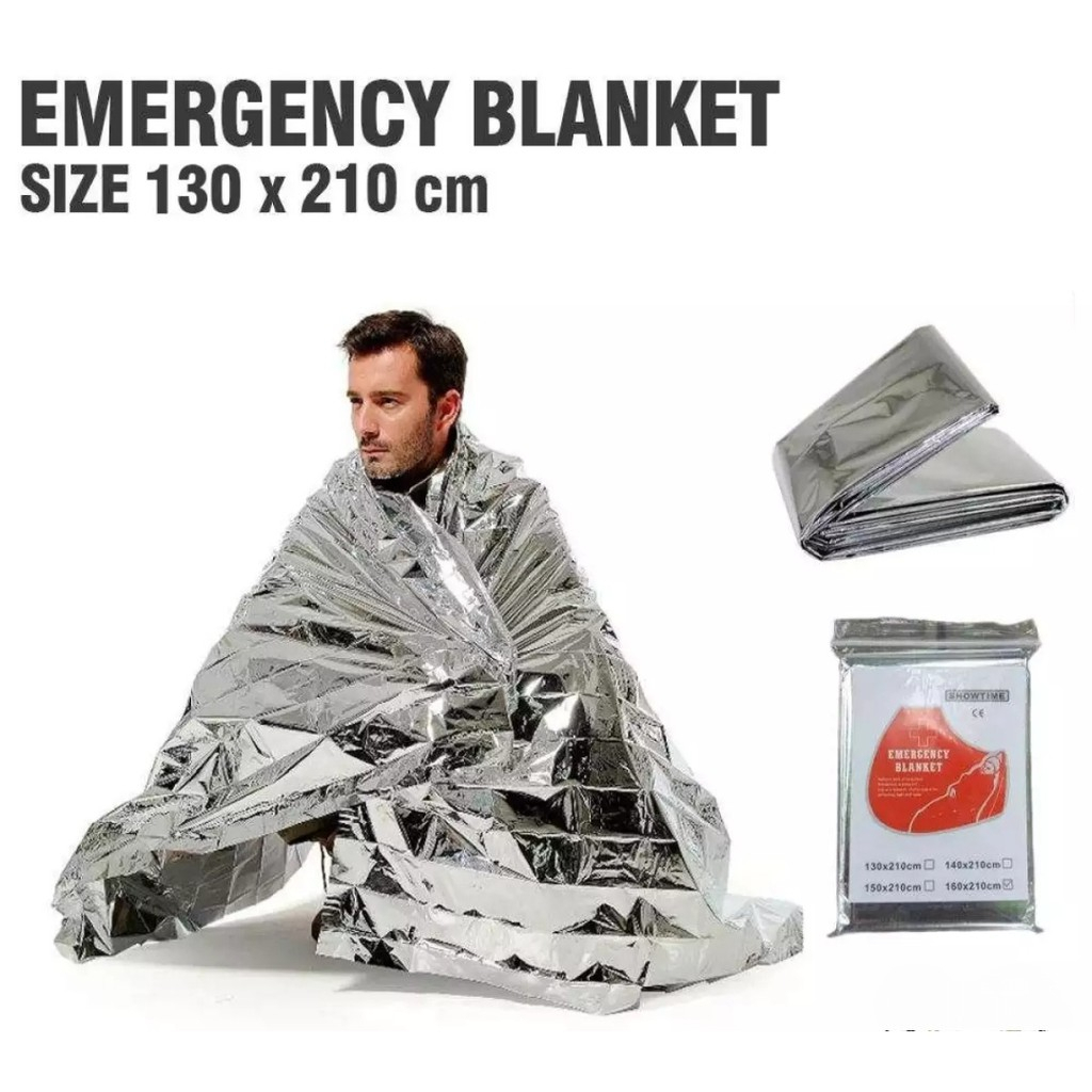 Emergency Blanket Selimut Darurat Survival first aid hipotermia