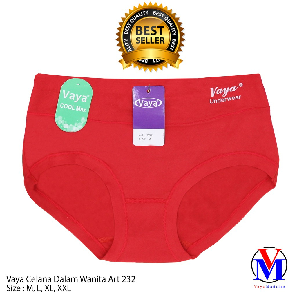 VAYA 232 | Celana Dalam Wanita / CD Cewek / Dalaman Peprempuan SIze M - JUMBO | 3 , 6 dan 1 Lusin