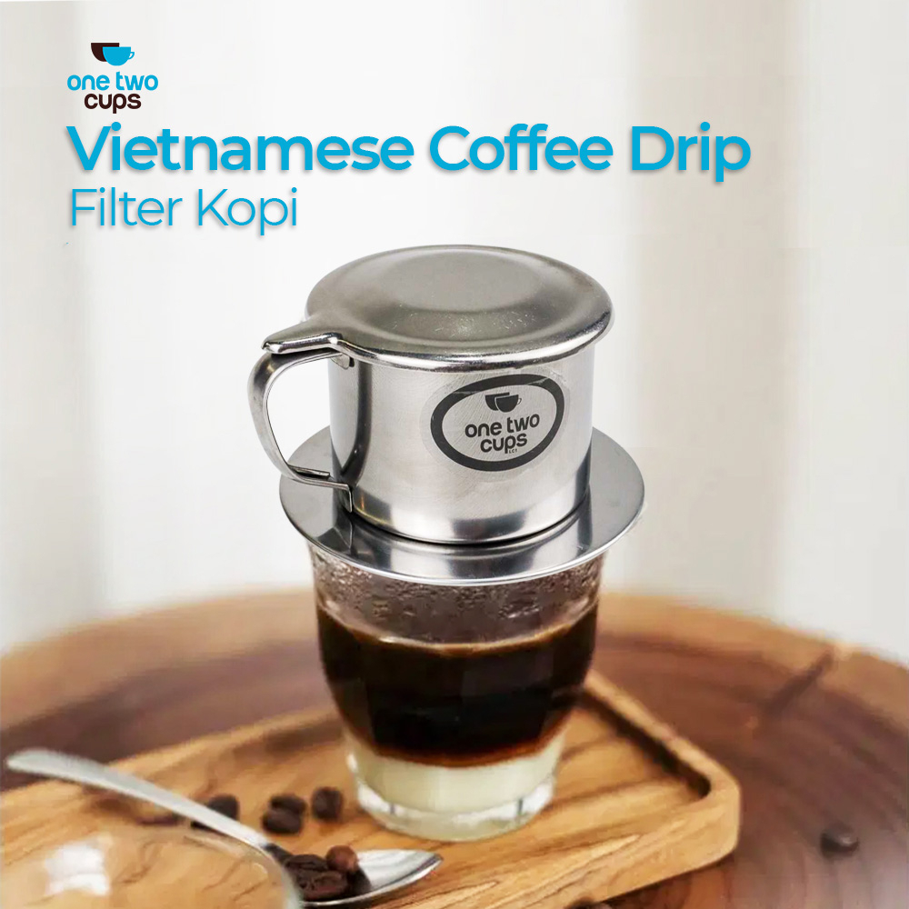 Vietnam Drip / Saringan Kopi / Filter Kopi Vietnamese Coffee Drip 180 ml - LC1 - Silver