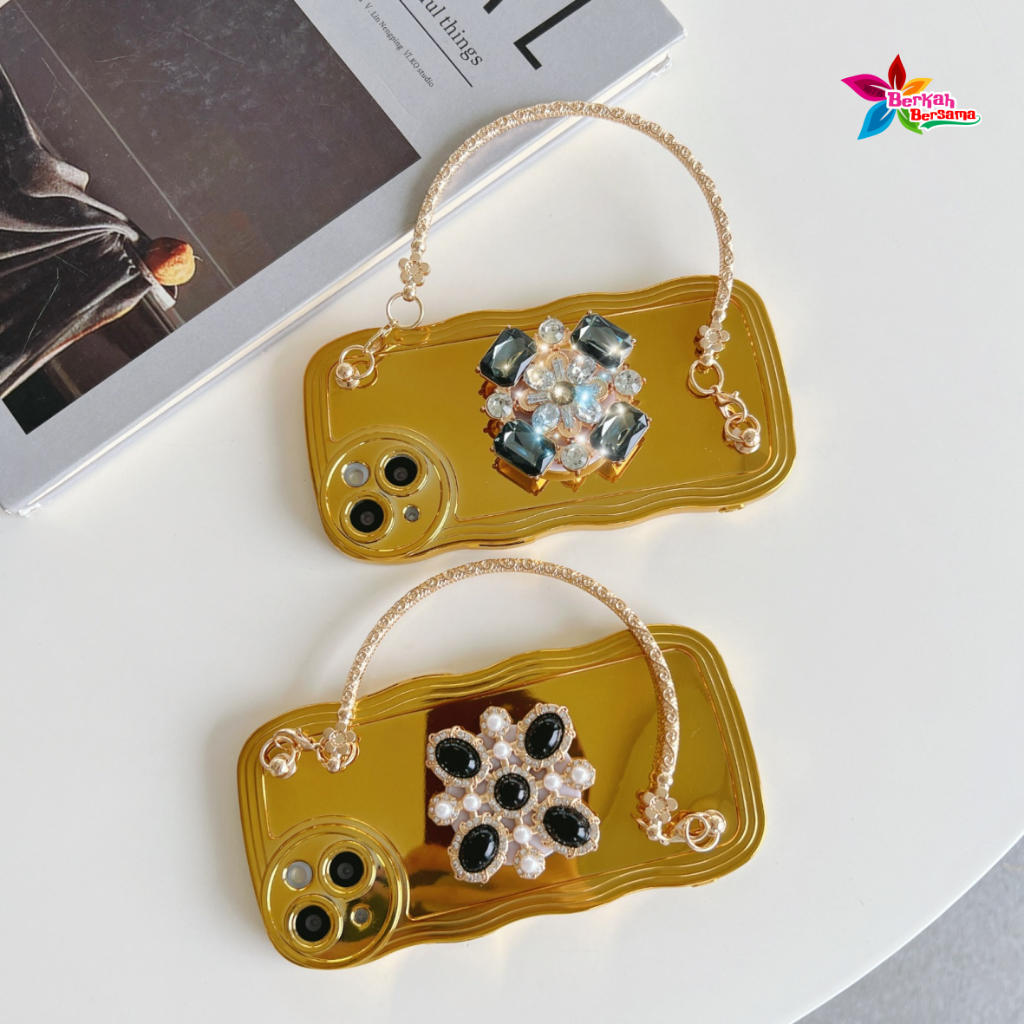 CASE WAVE MODEL TAS JINJING POPSOCKET 3D STAND GOLD FOR REALME 5 5I 5S C3 C21 C21Y C25Y C31 C33 C35 NARZO 50A PRIME BB8493