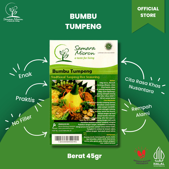 

Bumbu Racik Samara Micron - BumbuTumpeng - Bumbu Instan Tumpeng