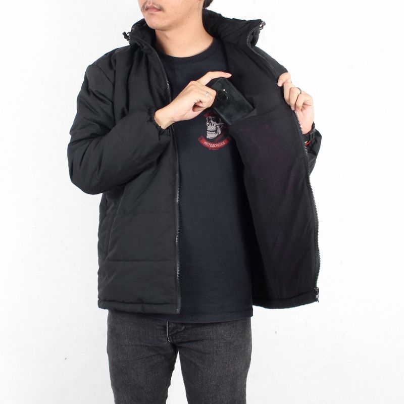 JAKET PUFFER GELEMBUNG WINDPROOF