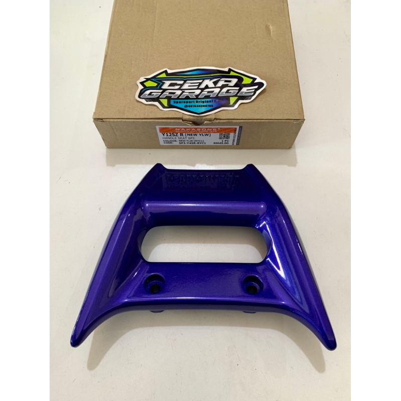 behel jok belakang yamaha 125zr baru warna biru
