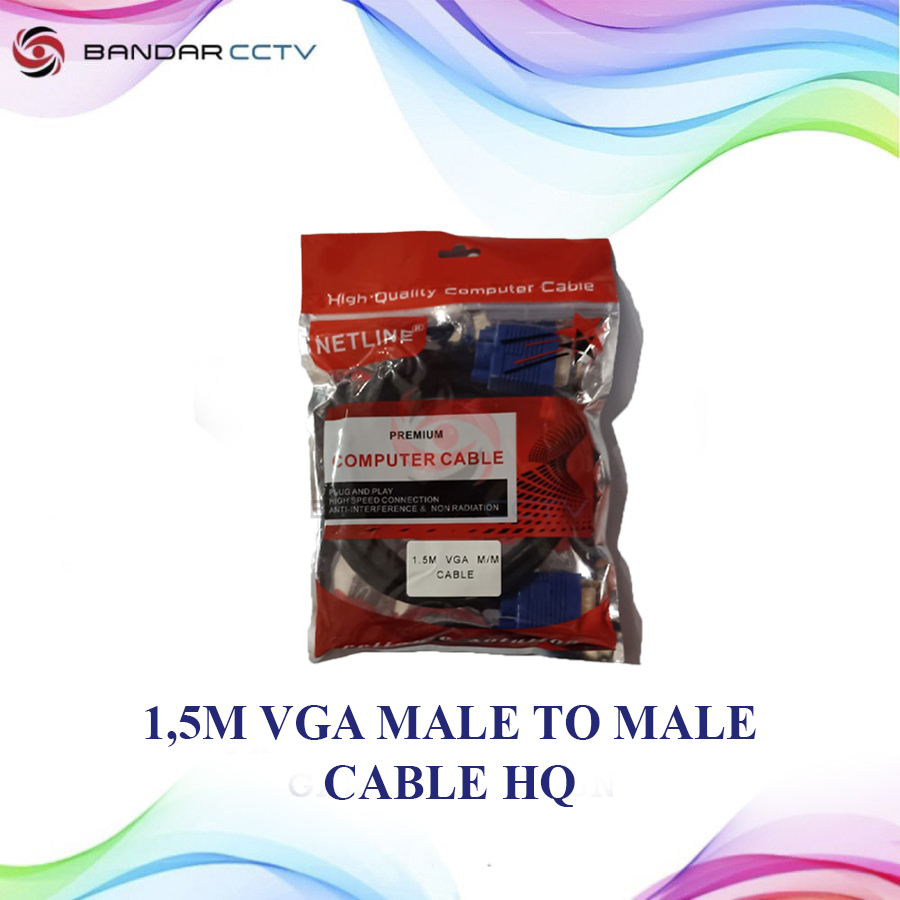 1,5M VGA Male to Male Cable Hight Quality