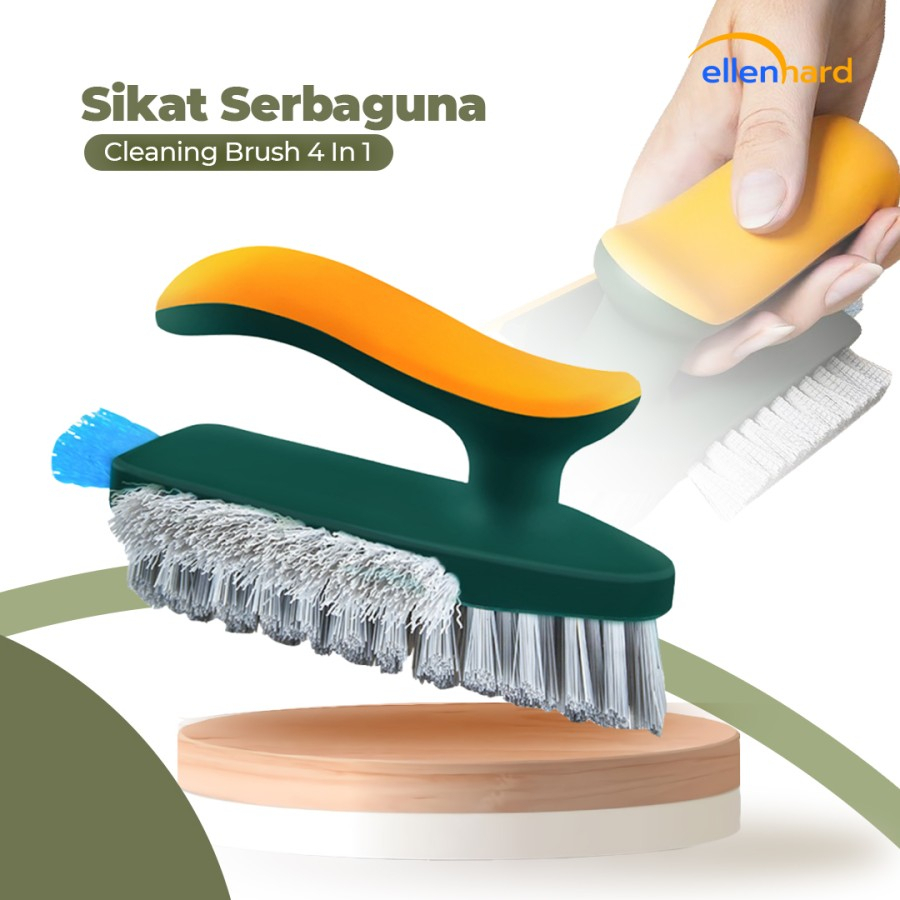 Sikat Kamar Mandi Mini 4 in 1 Cleaning Brush Serbaguna