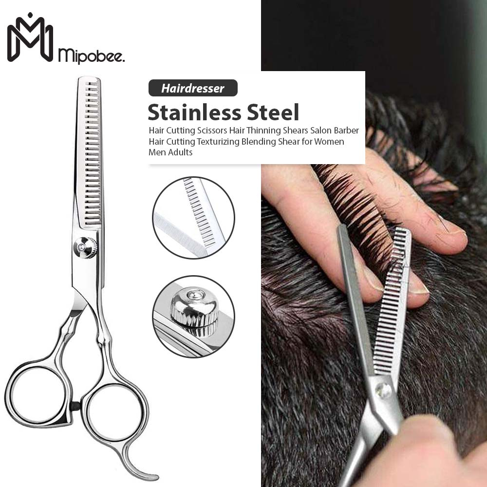 Gunting Sasak Rambut Stainless Steel / Gunting Cukur Rambut Barbershop