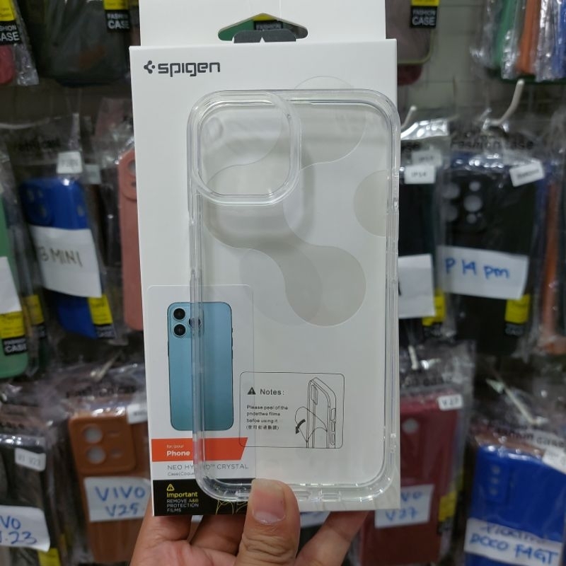 SOFT CASE SILICON CLEAR CASE SPIGEN HAYBRID IPHONE 13PRO MAX CASE SPIGEN