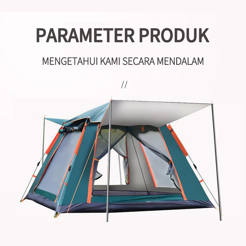 Tenda Luar Ruangan/2-8 orang Multi-Spesifikasi Tenda Luar Ruangan/Tenda Anti UV/Tenda Tahan Air Portabel/Tenda Piknik Luar Ruangan/Edisi Keluarga Tenda Berkemah