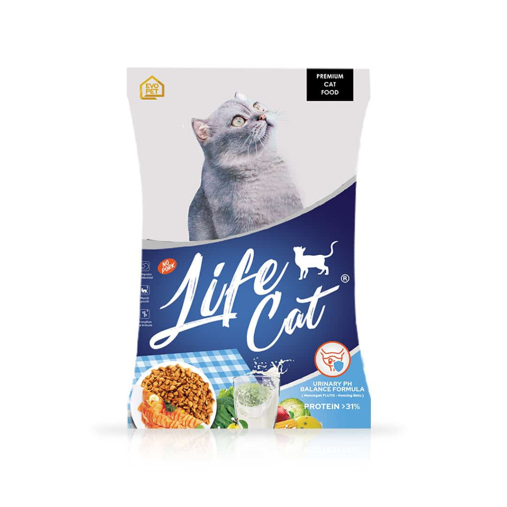 LIFE CAT DRY CAT FOOD ADULT &amp; KITTEN 800GR MAKANAN KUCING KERING 800GR