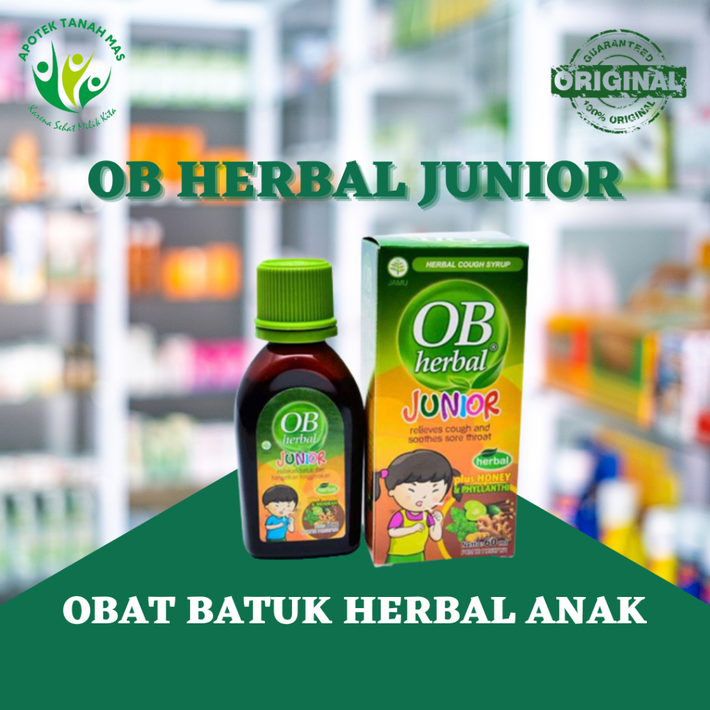 OB Herbal Junior Sirup Obat Batuk Herbal Anak