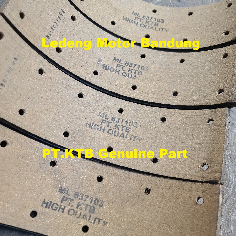 KTB Asli Brake Lining Mitsubishi Colt Diesel FE 119 449 Kampas Rem Original