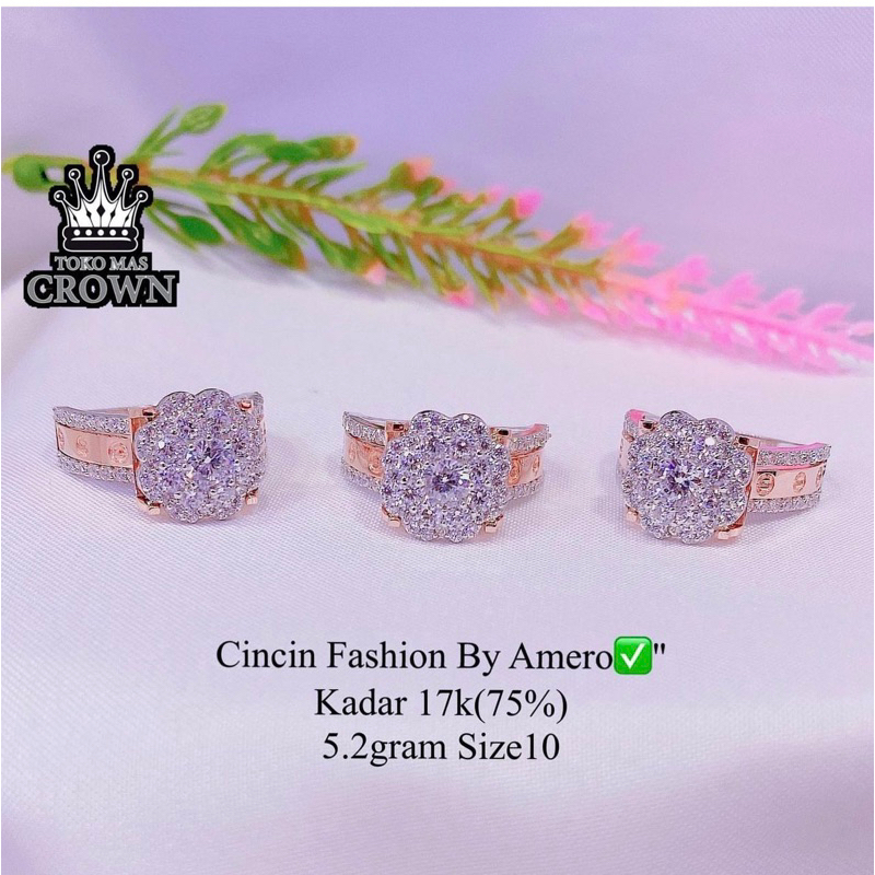 CINCIN size 10 4.8gramMODEL FASHION DIAMOND LOOK NEW BEST SELLER