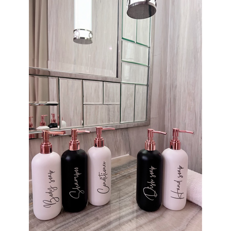 botol N24 DOFF PUTIH 500ml STIKER SILVER EDITION LONG PIPE LUXURY . BISA CUSTOM STIKER tempat sabun cair pump aesthetic bottle minimalist refill bathroom dispenser hand soap dapur estetik