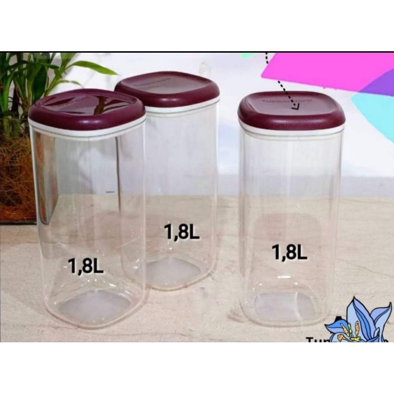 TOPLES CRYSTAL CANISTER  1.8 Litter ecer 1 pvs /ungu 1,3 L