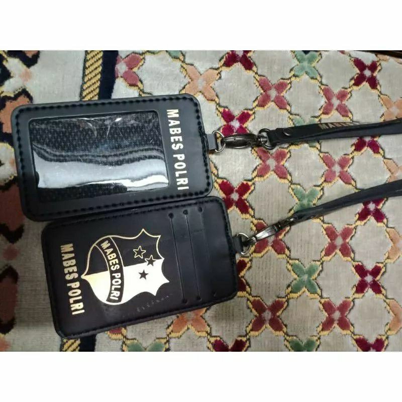 

Tempat ID Card Mabes Polri Tali Gantungan Kulit Id Card mabes Polri