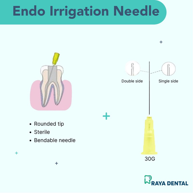 Dental JARUM IRIGASI Endodontik endo