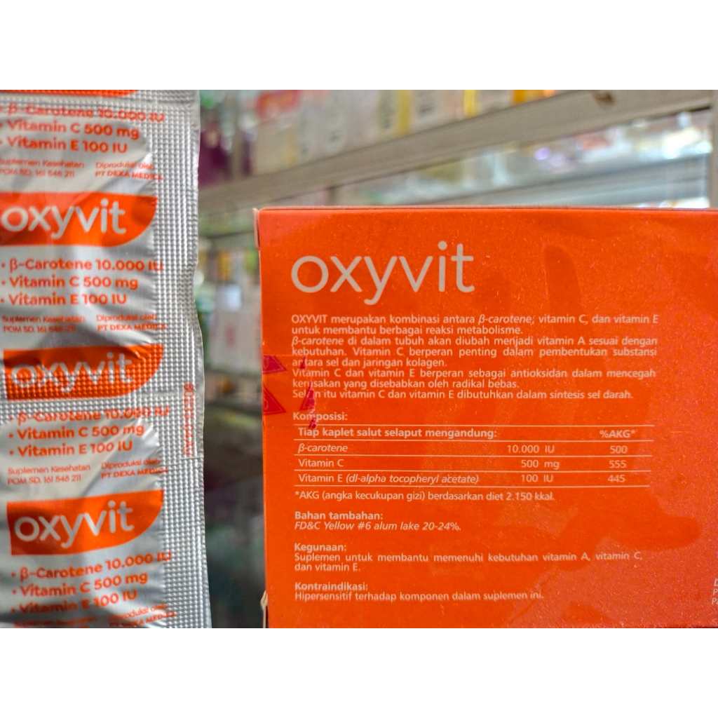 OXYVIT 1 Strip 6 Kaplet Oxivit