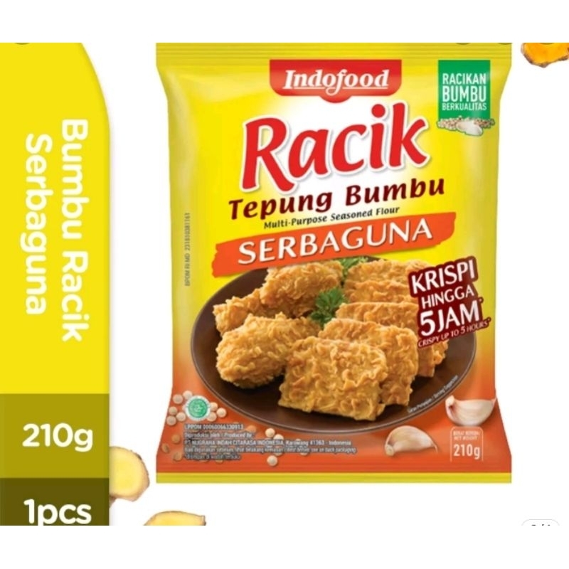 

N_S_Y Racik Tepung Bumbu Serbaguna dan Racik Tepung Bumbu Ayam Krispi 210gr