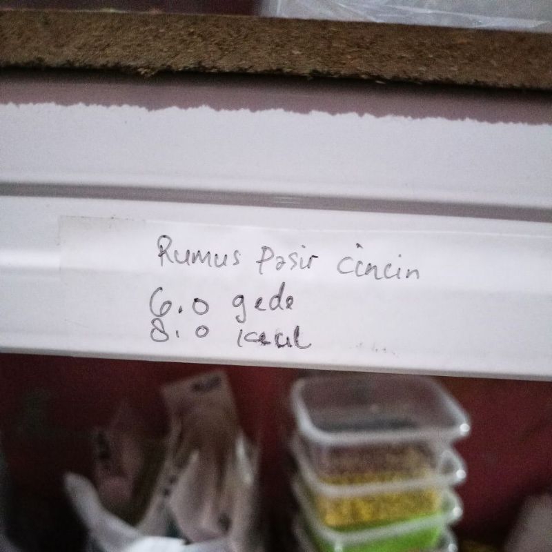 Manik pasir 8.o/3mm 10gr bahan gelang kalung