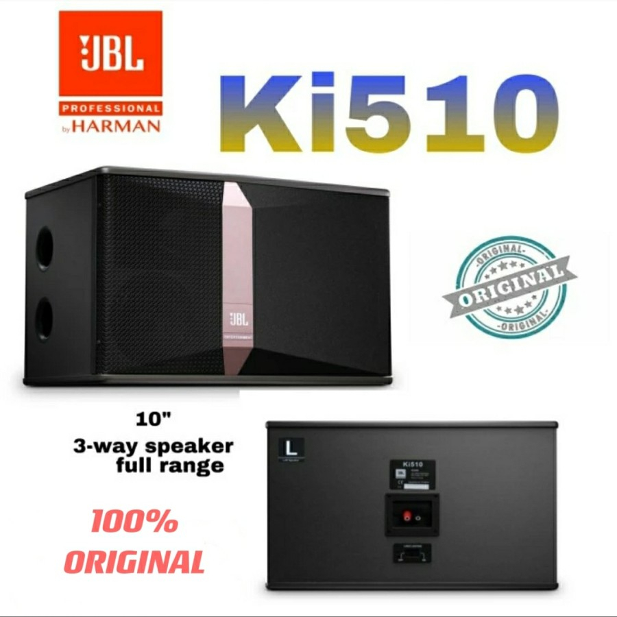 Speaker Pasif Karaoke JBL Ki510 (10") Original 2 pcs Garansi Resmi New