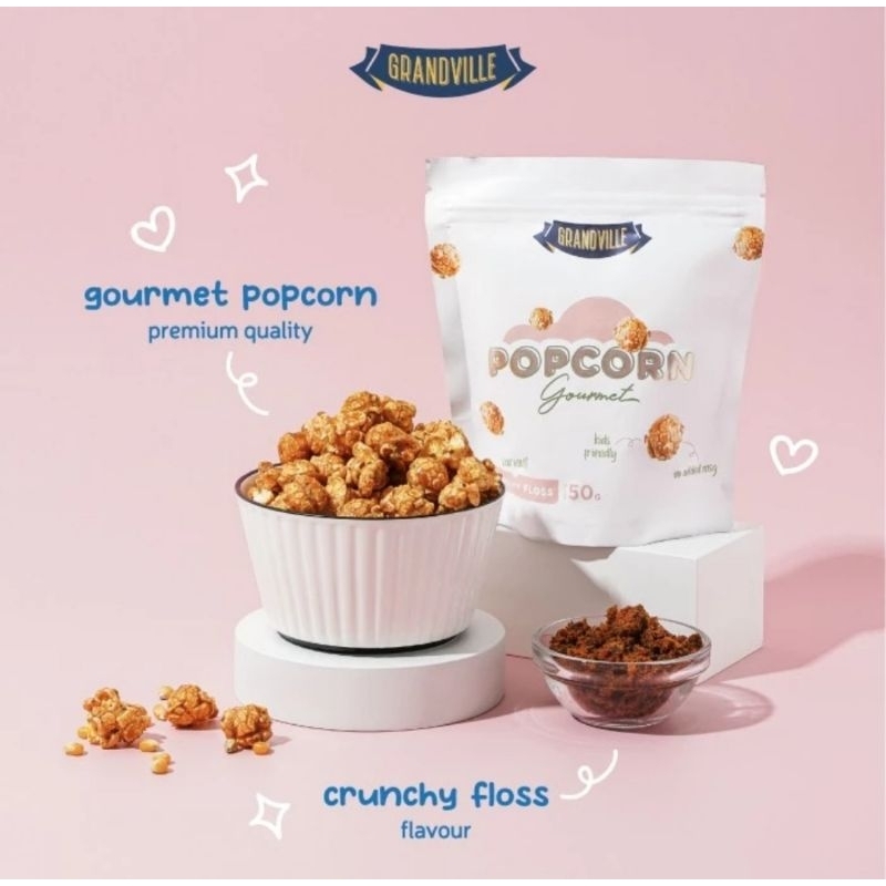 Grandville Popcorn Gourmet 50 gr - Snack Anak &amp; Dewasa