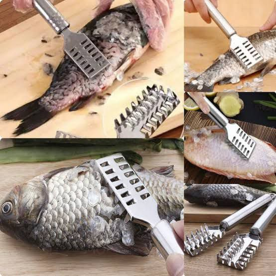 Alat Pembersih Sisik Ikan Stainless Steel