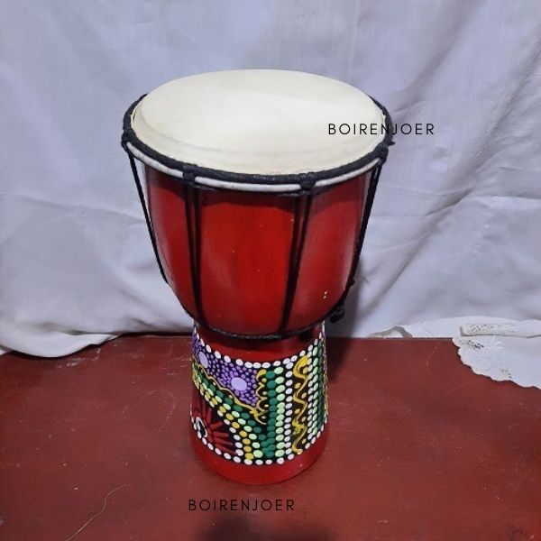 TERBARU✔️ Kendang Djembe Jawa Timur Gendang Jimbe Uk 25 Mainan Perkusi Alat Musik Tradisional / Kend