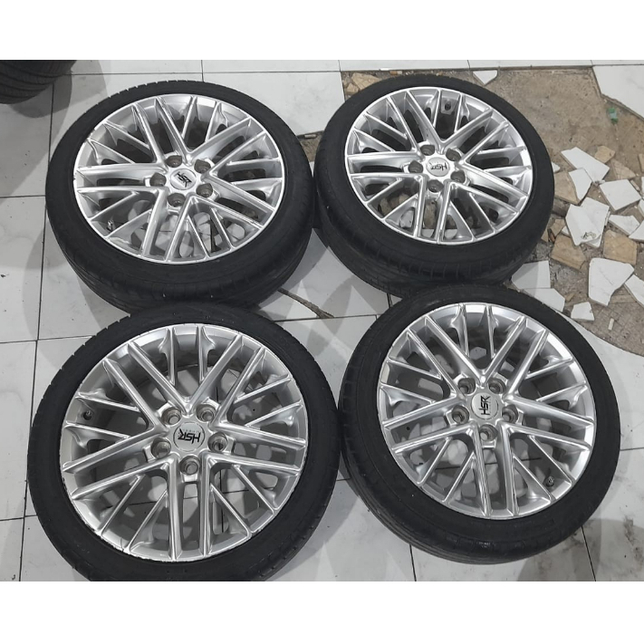 Velg Mobil Ertiga, Xl7, Ring 17 Hsr Wheel Vertical Ban 205 45 R17