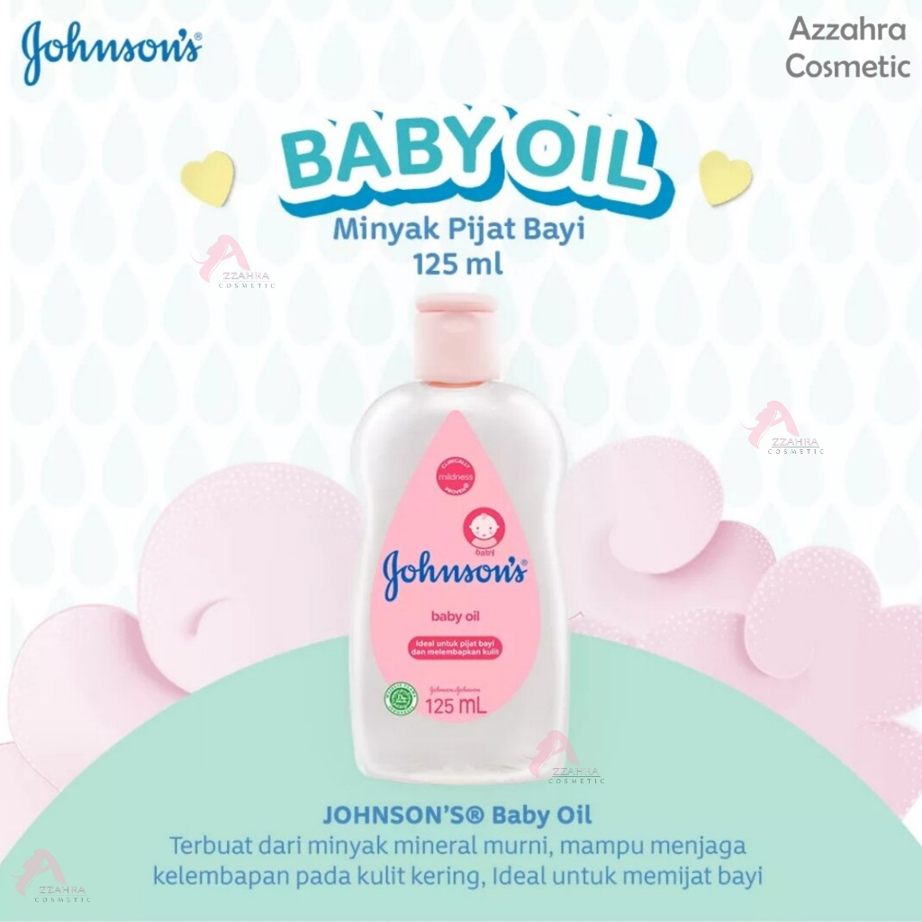 JOHNSON'S Baby Oil 50ml 125ml | Perawatan Kulit Bayi