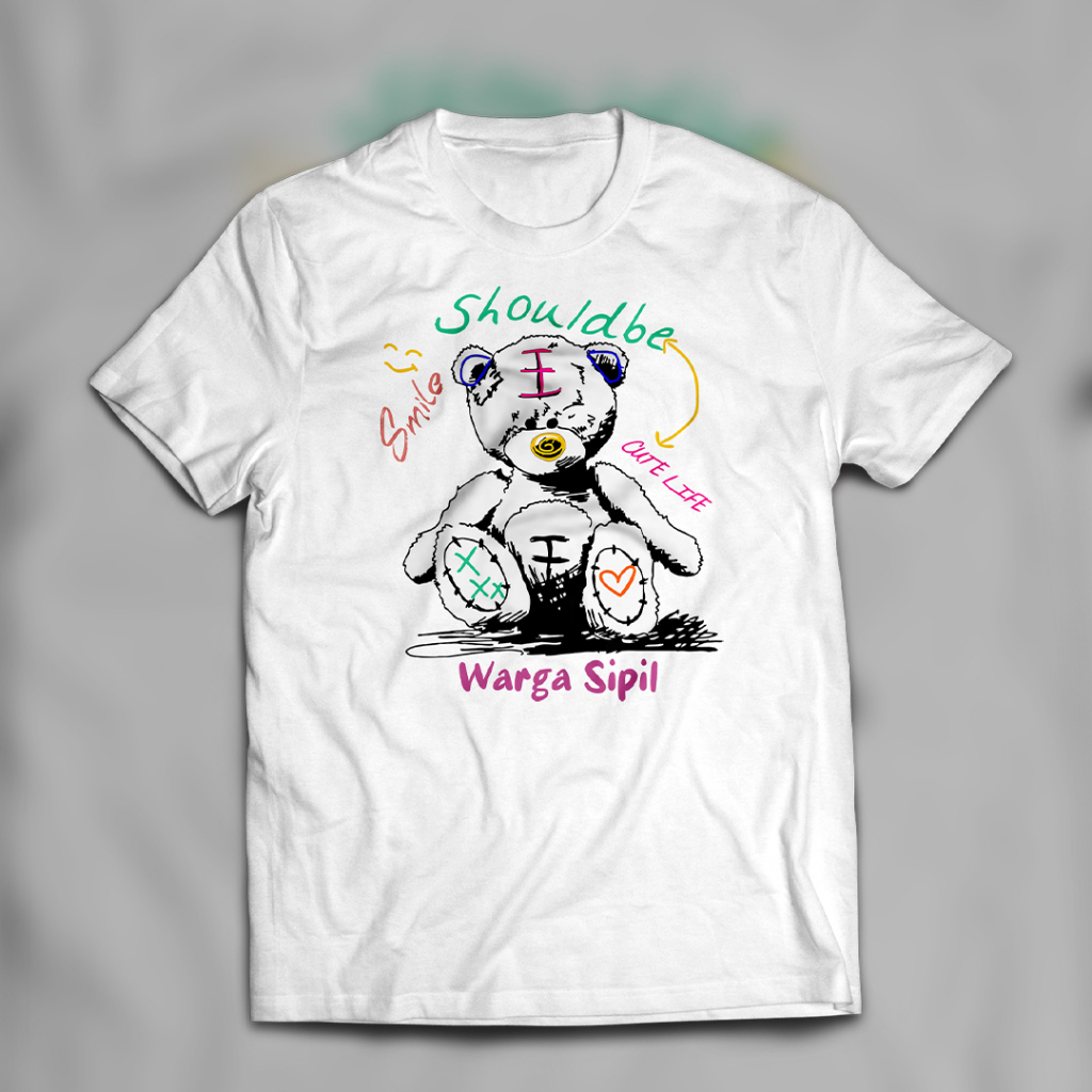 Warga Sipil Project - kaos "Warga Sipil" Smile 24s