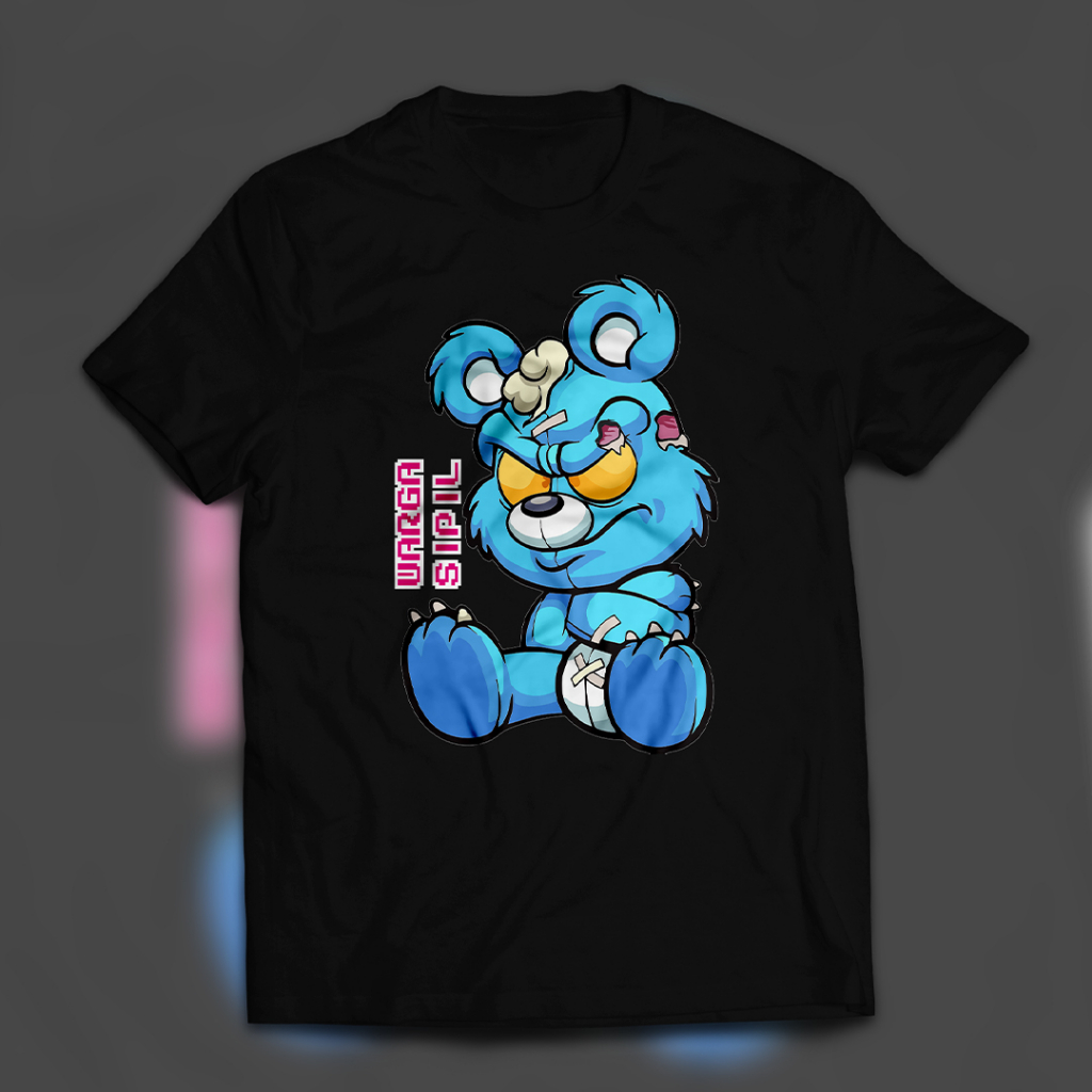 Warga Sipil Project - kaos "Warga Sipil" Angry Doll 24s