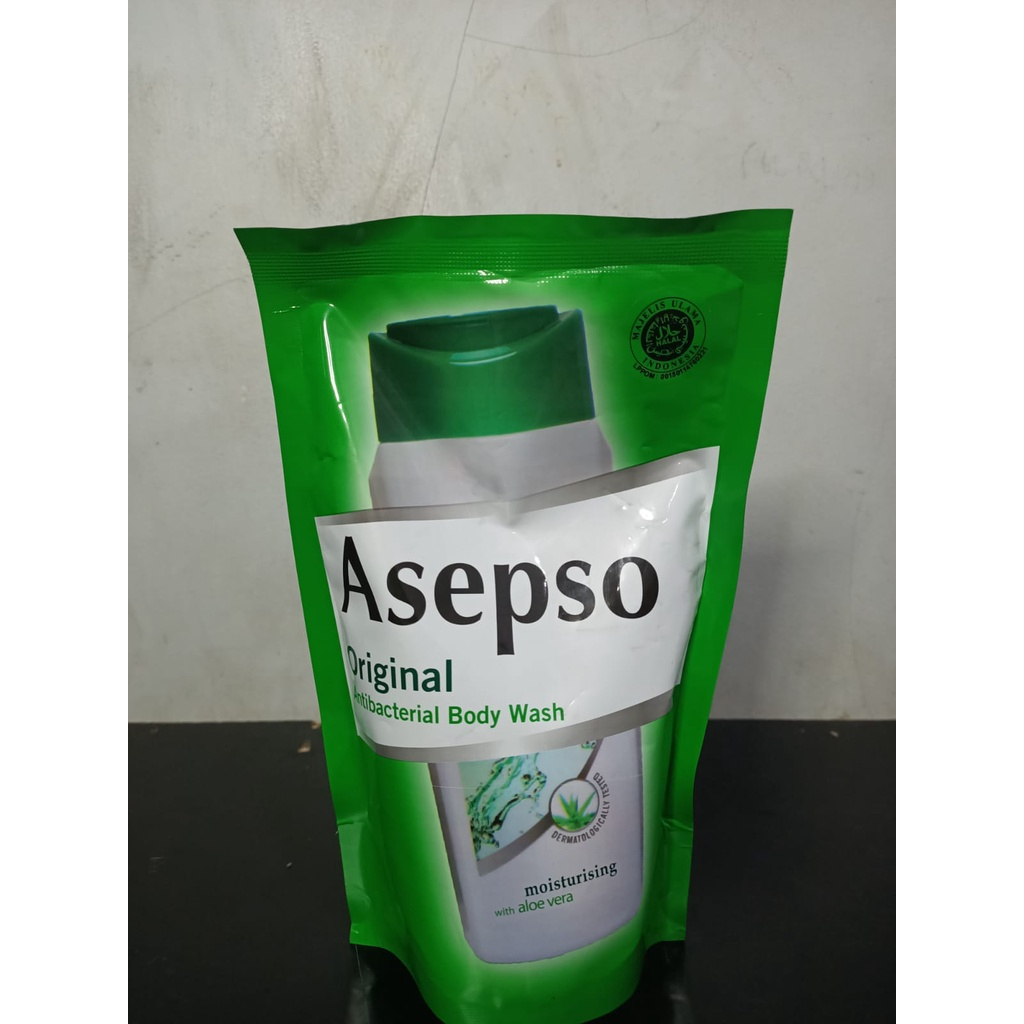 Asepso Body Wash Refill 450ml Antibacterial Sabun Mandi