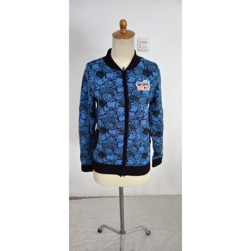 Blue Motive Knitwear Jacket by Sesame Street