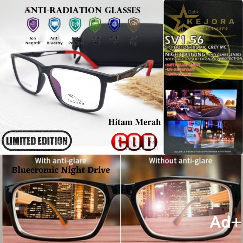 Kacamata Pria Sporty BLUECROMIC 3 in 1 Kacamata Sporty Pria