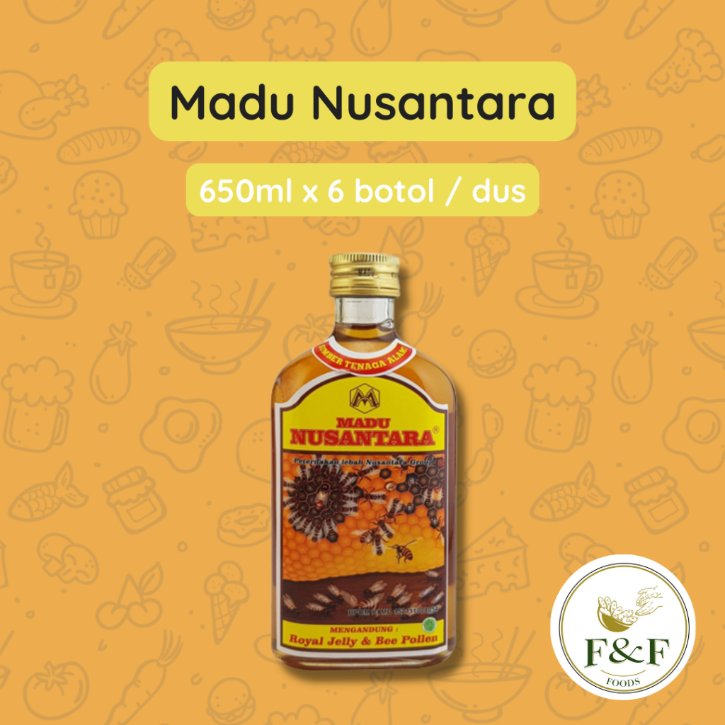 

Madu Murni Nusantara 650 ml | Madu Nusantara | Madu Murni | Madu 1 dus | Madu