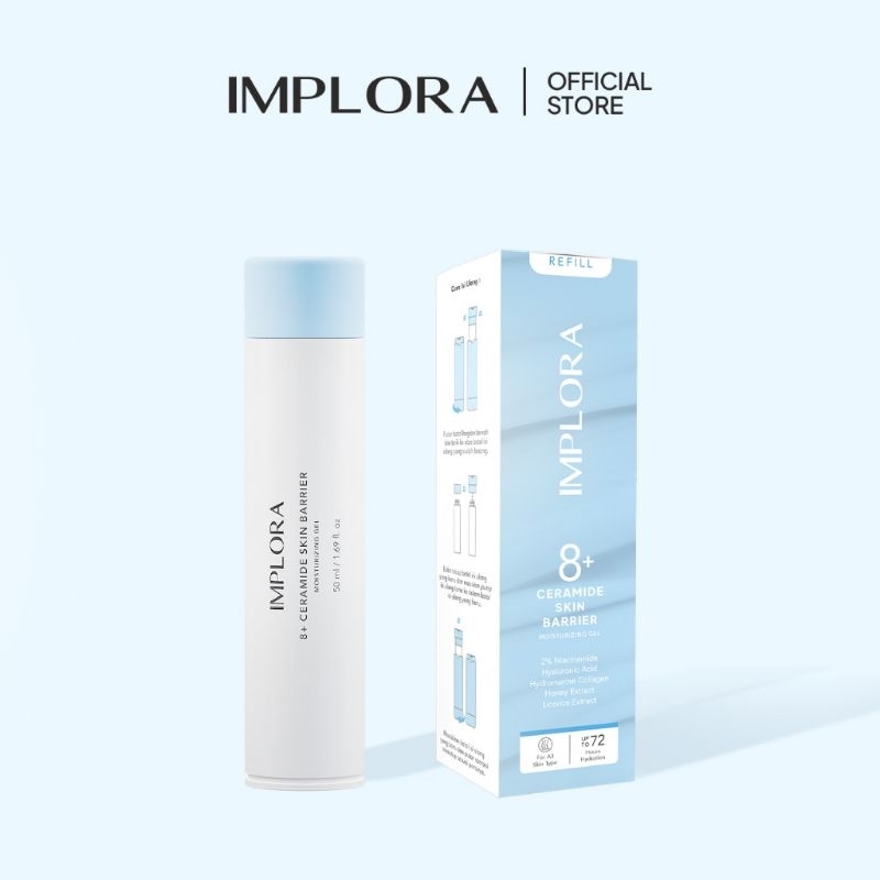 IMPLORA 8+ Ceramide Skin Barrier Moisturizing Gel