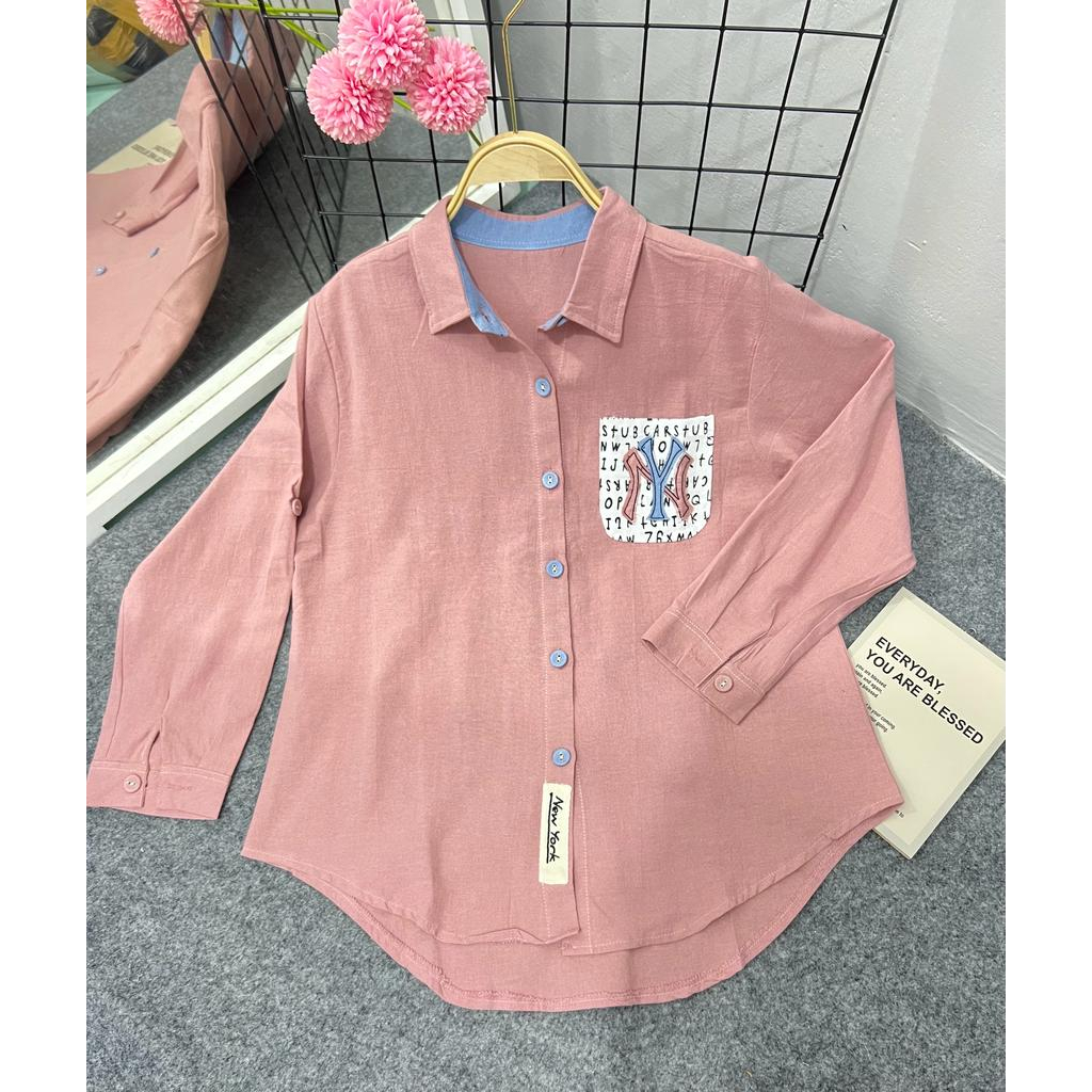 Cherry_ kemeja panjang wanita premium | blouse panjang wanita