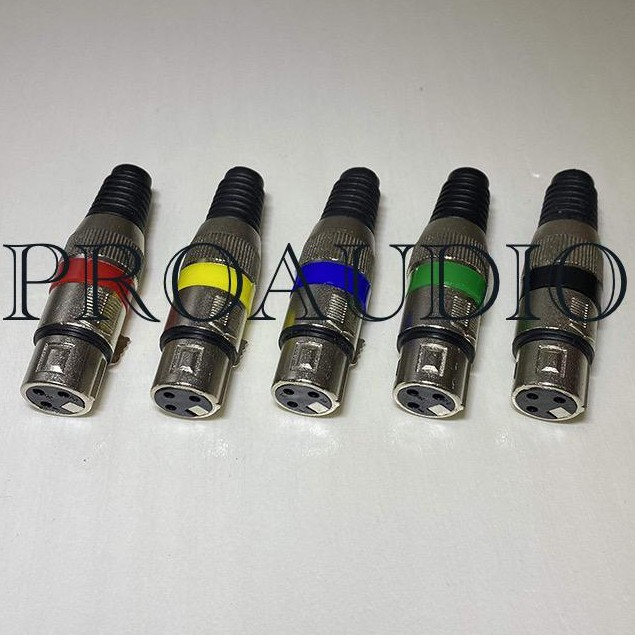 JACK CANON CANARE BETINA FEMALE JECK JEK XLR 3 PIN XLR PLUG FEMALE