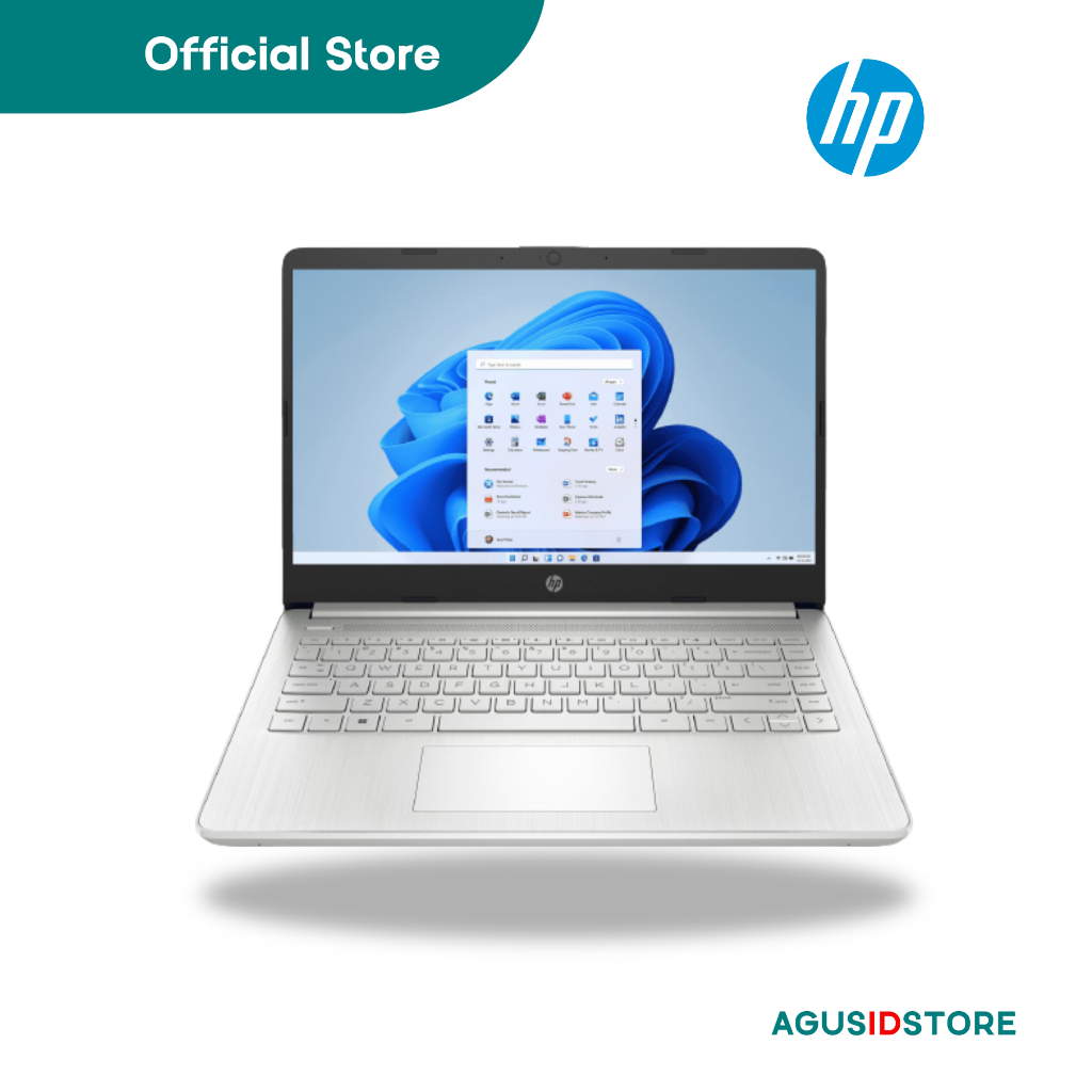 Cicilan 0% - Laptop Murah HP 14s fq0564AU Athlon 3150U 4GB 512GB SSD 14&quot; HD