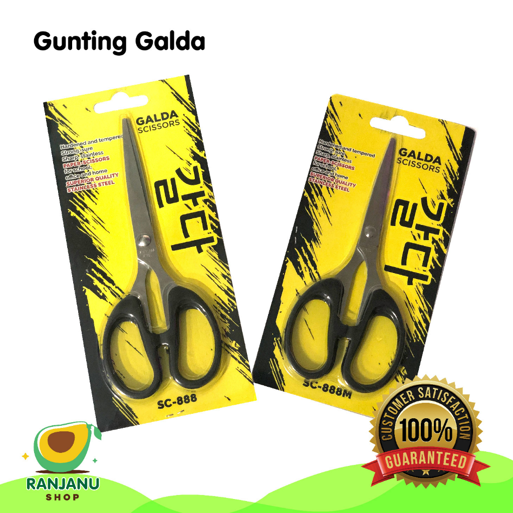 

GALDA Gunting Korea SC-888 Ukuran Besar / Sedang Stainless Steel Scissors