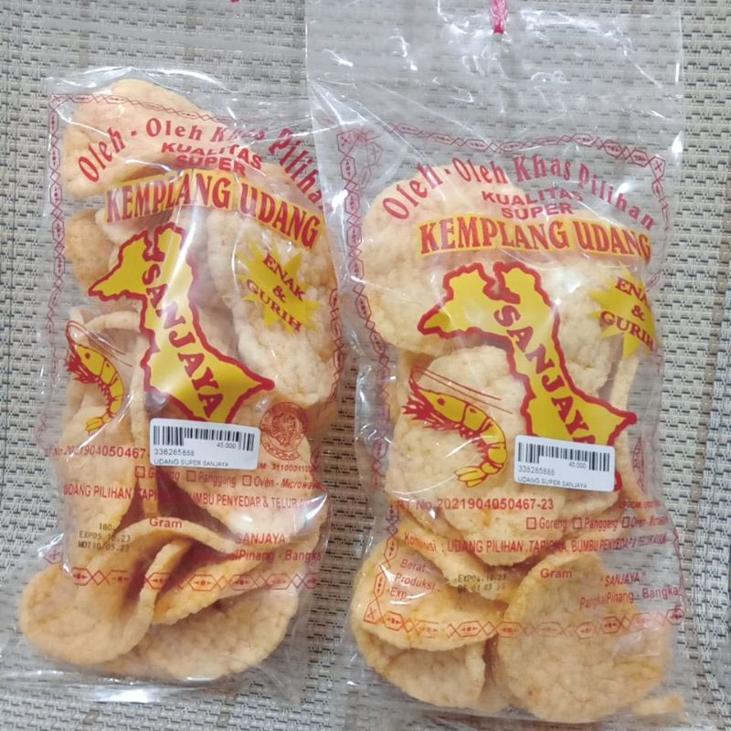 

KEMPLANG UDANG CAP SANJAYA 180GR/KEMPLANG GORENG UDANG SUPER